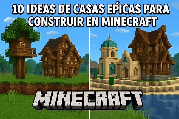 10 Casas Épicas para Construir en Minecraft