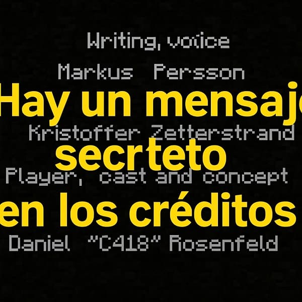 Hay un mensaje secreto en los créditos