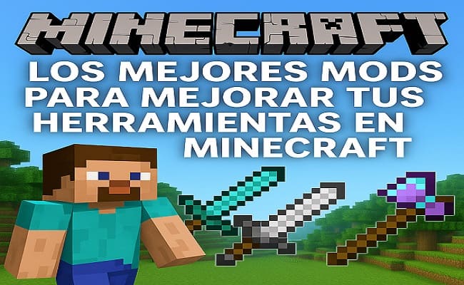 Los mejores mods para mejorar tus herramientas en Minecraft 2025