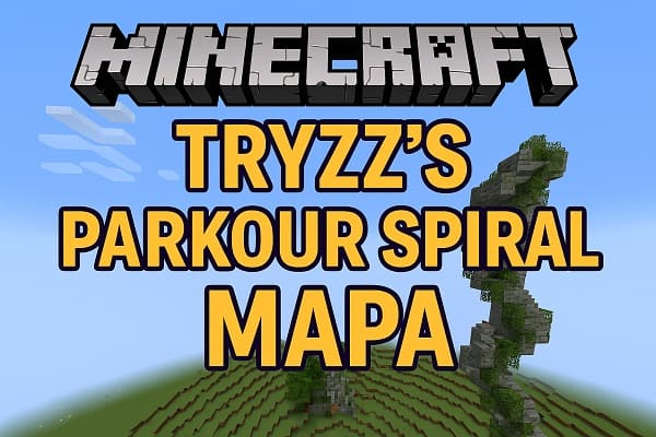 Mapa Tryzz’s Parkour Spiral para Minecraft