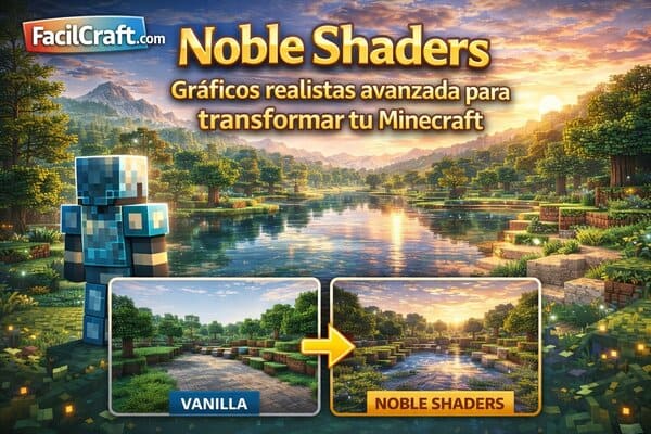 Noble Shaders: gráficos avanzados para transformar tu Minecraft