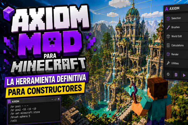 Axiom Mod para Minecraft: La Herramienta Definitiva para Constructores